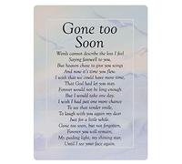 Widdle Celebrations Gone to soon Waterproof Graveside Memorial Card - TY208