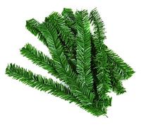 Widdle Gifts 10 Pack Artificial Tree Christmas Garland Wire Ties - Green