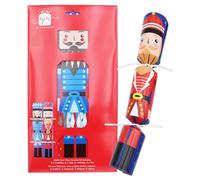Widdle Gifts 6 Pack Christmas Cracker Kit Make Your Own Snap Free Cracker, Both Pet Friendly and Child Safe - Nutcracker 2483