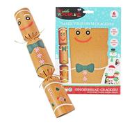 Widdle Gifts 6 Pack Make Your Own Christmas Cracker Kit - Gingerbread Man 9448