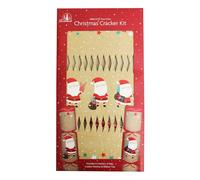 Widdle Gifts 6 Pack Make Your Own Christmas Cracker Kit with Hats, Joke and snap (Santa 0691)