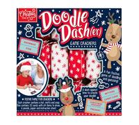 Widdle Gifts Christmas Crackers Novelty Game 6 Pack 22cm Cracker with Hats, joke and snap (Doodle Dasher 2351)