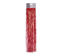 Widdle Gifts Christmas Lametta 500 strands, 50cm drop Tinsel Tree Decoration (Red)
