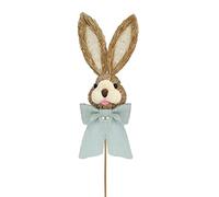 Widdle Gifts Easter Decorations, Garden Picks, Egg Hunt - 38cm Blue Bunny Head Pick 7950