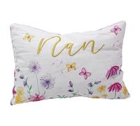 Widdle Gifts Embroidered Cushion with Removable Cover Nan 24cm x 33cm - Mother's Day, Christmas or Birthday