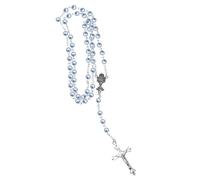 Widdle Gifts First Holy Communion Rosary Set - Blue Plastic for Boys C6110/BL