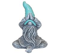 Widdle Gifts Garden Meditating Gonk Ornament 16cm Garden Ornament (Blue 3381)