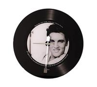 Widdle Gifts Glass Wall Clock Famous Icon 38cm - Elvis 7576