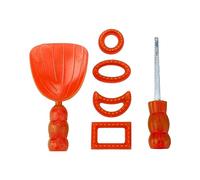 Widdle Gifts Halloween 6 Piece Pumpkin Carving Kit Kids Crafts Party Decoration - Orange 6340