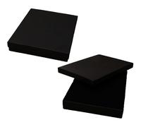 Widdle Gifts Ltd Black 18cm x 14cm Jewellery Gift Box - Necklace Bracelets Pendant Ear Ring Sets