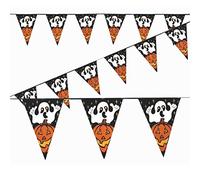 Widdle Gifts Ltd Halloween Party Decoration 3.6M Bunting - Ghost and Pumpkin