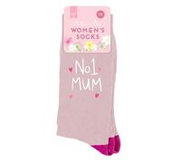 Widdle Gifts Mothers Day Socks One Size No1 Mum Size 4-8 - 7259