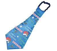 Widdle Gifts Novelty JUMBO Christmas Tie - 26cm x 75cm - Blue