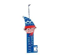 Widdle Gifts Santa's Magic Key Wooden Christmas Eve - Blue/Elf 7362