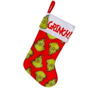 Widdle Gifts The Grinch Christmas Stocking Dr. Seuss 45cm Fleece Xmas Stocking (Grinch Faces 7053)