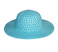 Widdle Springtime Easter Woven Bonnets, Arts and Crafts - Bonnet Summer Hat - Blue 2462