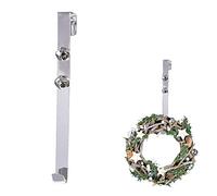 Widdle Wonderland 30cm Wreath Hanger with 2 Jingle Bells - Silver