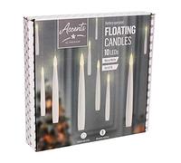 Widdle Wonderland Set of 10 Floating Candles Battery Operated Warm White Lights Christmas Decoration