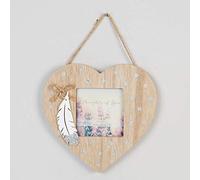 Widdop 3' x 3' - Thoughts of You Hanging Heart Frame with Feather