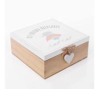 Widdop and Co Baby MDF Rainbow Memory Keepsake Box - 'My Special Keepsakes'