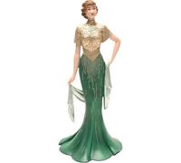 Widdop and Co Broadway Belles Emerald Elegance Lady Figurine - Natalie - 63223