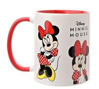 Widdop and Co. - Disney Minnie Mug - Red/White Tea & Coffee Glazed Stoneware Icons & Villains Drinking Cup - Officially Licensed Disney Merchandise (325ml / 11.4oz).