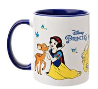 Widdop and Co. - Disney Snow White Mug - Navy/White Tea & Coffee Glazed Stoneware Icons & Villains Drinking Cup - Officially Licensed Disney Merchandise (325ml / 11.4oz).