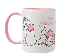 Widdop and Co. - Disney The Aristocats - Pink/White Glazed Stoneware Icons & Villains Drinking Cup - Officially Licensed Disney Merchendise (325ml / 11.4oz).