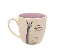 Widdop and Co Funny Llama Mug, No Drama Llama Joke, 300ml | Dishwasher & Microwave Safe, Tea & Coffee Ceramic Novelty Mug, Funny Farm Range