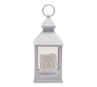 Widdop and Co Grey Graveside Memorial Battery Operated LED Lantern - Dad