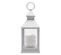 Widdop and Co Grey Graveside Memorial Battery Operated LED Lantern - Those We Love