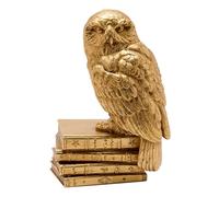 Widdop and Co Harry Potter Alumni Hedwig Owl Figurine | Warner Bros Gold Wizarding World Statue For Movie Lovers H: 20cm x W: 13cm x 9cm