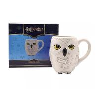 Widdop and Co Harry Potter Back to Hogwarts 3D Hedwig Mug, Ceramic, White Owl Design with Yellow Eyes