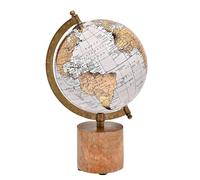 Harvey Makin Gold & Wood Globe Ornament