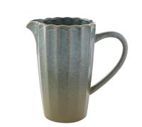 Widdop and Co Hestia Green Glazed Stoneware Dinnerware Tableware Set - Pitcher Jug - Contemporary Stylish Tableware - Lovely Gift Idea Housewarming Dining Dishes Serving