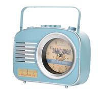 Widdop and Co Hometime Metal Mantel Clock - Retro Radio