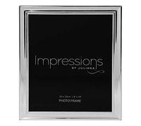 Widdop and Co Impressions Photo Frame Beaded Edge Silver Plated 8 x 10