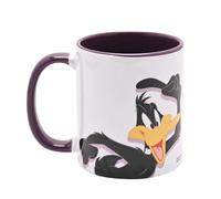 Widdop and Co Looney Tunes Daffy Duck Ceramic Purple Mug (320ml / 11oz)| Warner Bros Official Merchandise | Funny Novely Cartoon Gift for Adults & Kids | Tea, Coffee & Hot Drinks Drinking Cup