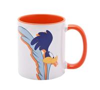 Widdop and Co Looney Tunes Road Runner Ceramic Orange Mug (320ml / 11oz)