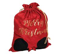 Widdop and Co Luxury Velvet Disney Christmas Sack for Presents/Gifts - Minnie Mouse
