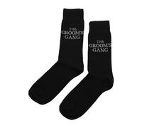 Widdop and Co Men's Black Socks Wedding Gift - Grooms Gang