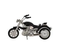 Widdop and Co. Miniature Black Speeding Racer Motorbike Novelty Collectors Clock - 9042BK