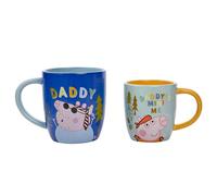 Widdop and Co Peppa Pig Daddy & Me Ceramic Mug Set, 2 Pieces