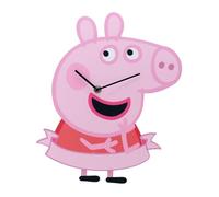 Widdop and Co Peppa Pig Wall Clock, Pink, One Size