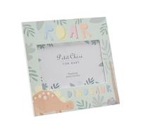 Widdop And Co Petit Cheri Dinosaur Roar Photo Frame - 6 Inches X 4 Inches - Pastel - Perfect Newborn Or Baby Gift Present For Baby Shower Little One
