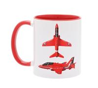 Widdop and Co RAF Printed Stoneware Mug - Red Arrows Mug - 325ml - Mug for Hot Drinks, Coffee, Tea - Gift Present Father's Day, Birthday, Gift for Him, Her - Military, Air Force Mug