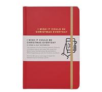 Widdop and Co Say It With Songs - A5 Hardback Notebook 96 Pages - I Wish It Could Be Christmas - Each Page Features a Unique Songs QR Code, Gifting & Present for Christmas, Xmas, Holiday Season.