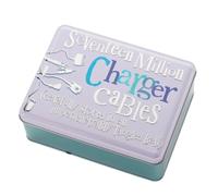 Widdop and Co The Bright Side Charger Cables, Silver