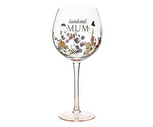 Widdop and Co The Cottage Garden Floral Gin Glass - Loveliest Mum