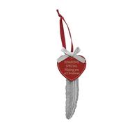 Widdop and Co Thoughts of You Someone Special Missing You At Christmas Metal Feather Plaque